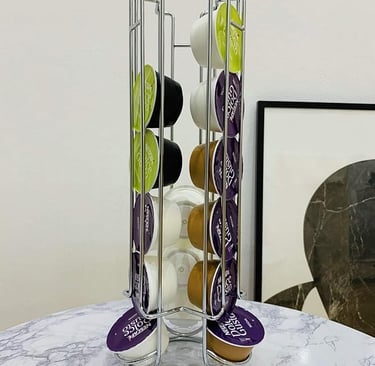 soporte para cápsulas de cafe