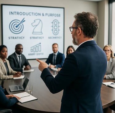 CIO speaking at board meeting