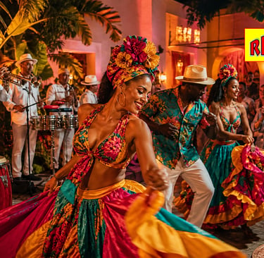 Bring vibrant Latin energy to your next celebration with RITMO! Caliente de Caribe Band and Dancers—