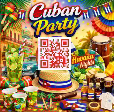 Bring the spirit of Cuba to your celebration with festive decorations, party supplies, favors