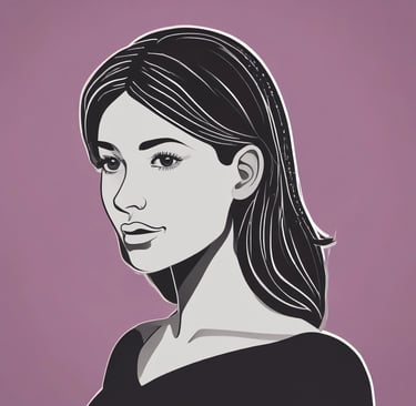 woman wearing black crew-neck shirt