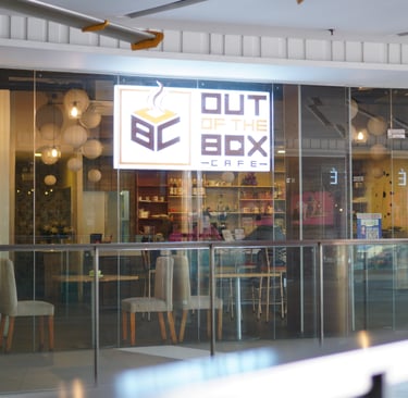 out of the box cafe store front photo