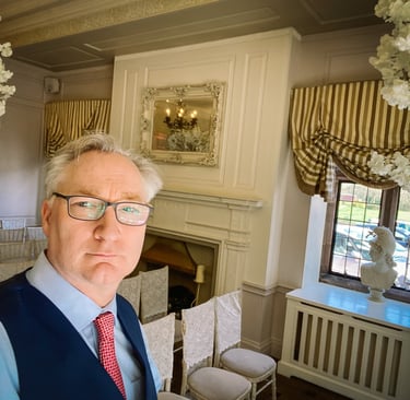 David Before A Wedding Ceremony