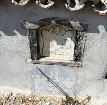 Lugar del último descanso de Victoriano (de sus criadas, también)