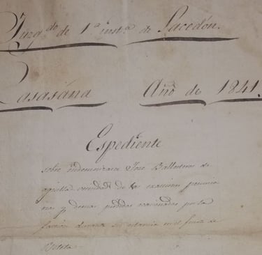 Expediente sobre indemnizarse a José Ballesteros