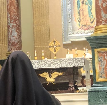 Franciscan Daughters of Mary, Adoring Jesus at the Shrine of Our Lady of Guadalupe, LaCrosse WI