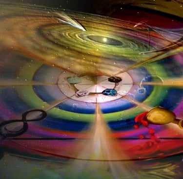 How to ask a tarot question? Tarot card 10 The Royal Maze from I Am One tarot deck