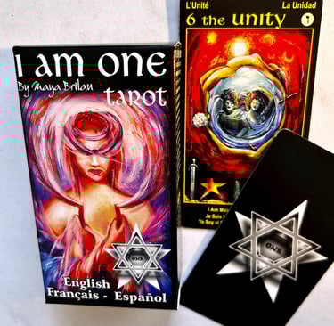 Tarot deck of cards I Am One Unity tarot card number 6