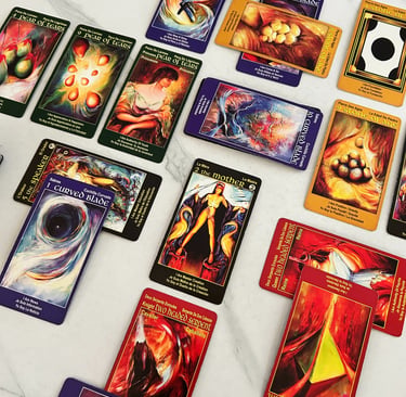 Siral Spread Tarot card reading with I Am One deck