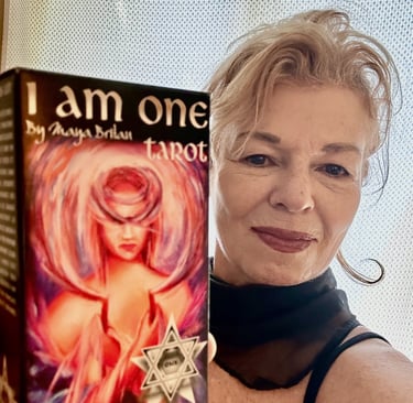 Psychic Artist Maya Britan the creator of I Am One Tarot Deck