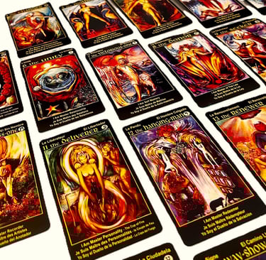 tarot reader Los Angeles & online worlswide Maya Britan Artist Painter Psychic Creator