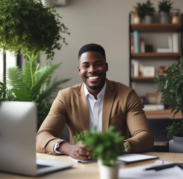 A lively community event with diverse people engaged in animated conversation.