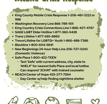 Page of black text on a green background (all text copied below in the body of the blog post)