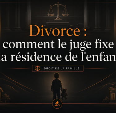 guide du divorce et de la residence de l enfant expliqué par maitre ava magassa avocate au barreau d