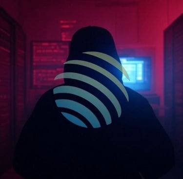 a person in a dark room with a red light
