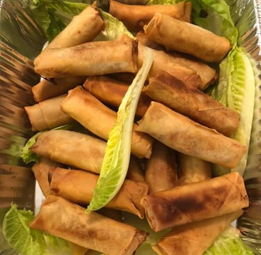 pork spring rolls