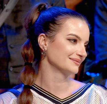 Natalia Janoszek in Bigg Boss 19. Natalia has been styled by Rima Mishra