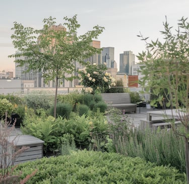 Garden on rooftop