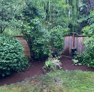 Mulched Garden Bed