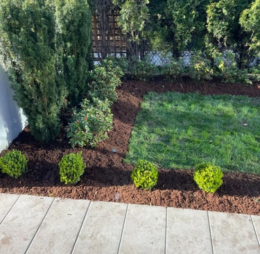 Mulched Landscape