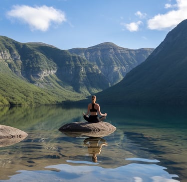 Meditating in Landscape