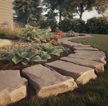 Natural Stone Landscape Edging