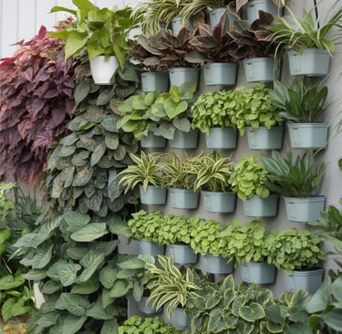 wall mounted plants