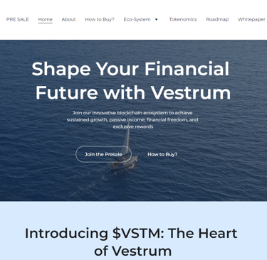 snapshot of website