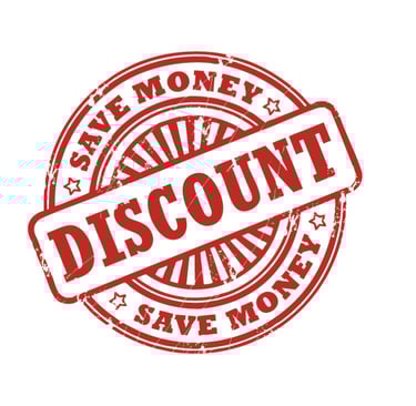 discounts provided so you can save money