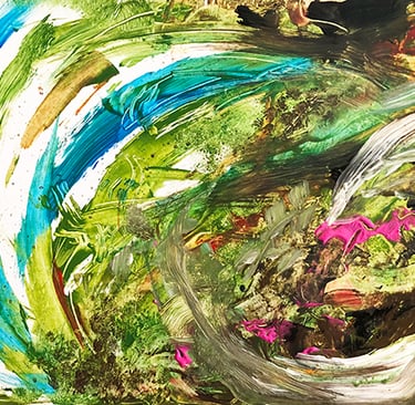 Abstrato em acrílico