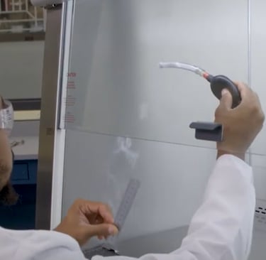 biological safety cabinet smoke visualization test