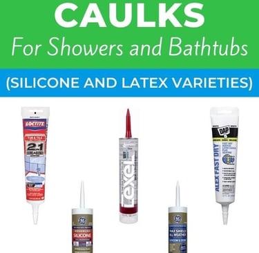 a group of different types of bathroom products