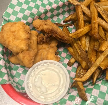 Chicken Tenders with fries