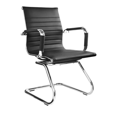 CADEIRA DE ESCRITÓRIO FIXA ESTEIRINHA - PRETA