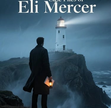 The Unsolved Case Files of Eli Mercer book cover, noir detective cold cases