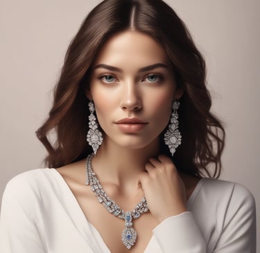 Glass storefront with sleek black doors, showcasing a luxurious and elegantly lit interior. The iconic brand name is prominently displayed above the entrance, set against a marble facade. Inside, there are upscale displays, plush furniture, and subtle lighting creating an opulent atmosphere.