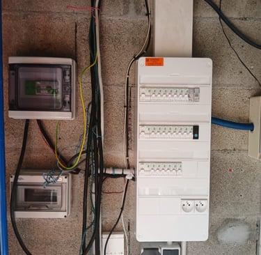 Installation d'un nouveau tableau électrique 4 rangées à Tignieu-Jameyzieu