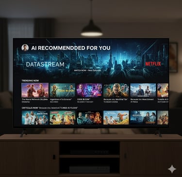 (alt: recomendaciones de IA en Netflix)