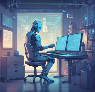 alt="Galería: imagen generada por IA — paisaje futurista" 
