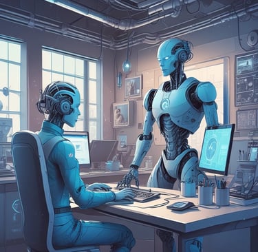 alt="Galería: imagen generada por IA — paisaje futurista" 