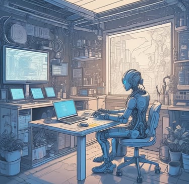 alt="Galería: imagen generada por IA — paisaje futurista"