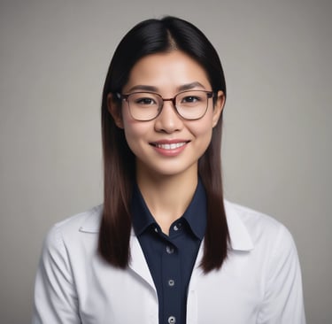 woman wearing black crew-neck shirt