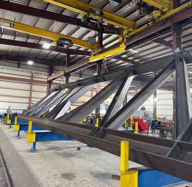 Trusses in Fabrication