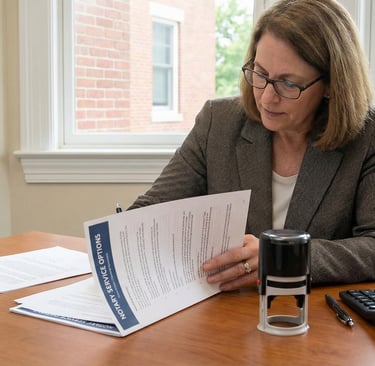 Comparing low cost notarization options for documents in Massachusetts