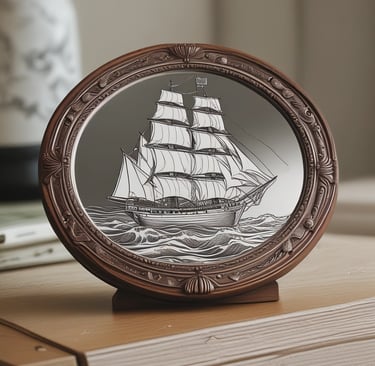 A beautifully crafted hand-engraved glass piece showcasing intricate designs.