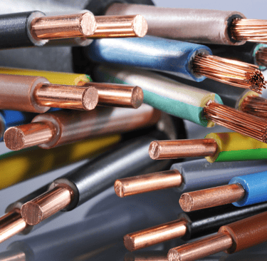 cables électriques de différentes sections