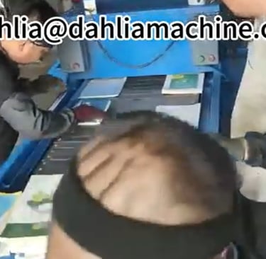 Dual cut New-developed book spine cutting machine