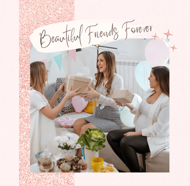 Best Friends Exchanging gifts - Beautiful Friends Forever