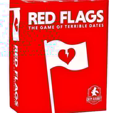 Red Flags: The Game of Terrible Dates | Funny Card Game/Party Game for Adults, 3-10 Players