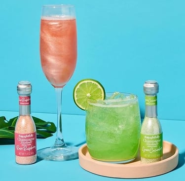 Thoughtfully Cocktails, Champagne Shimmer Gift Set, Add Shimmer to Champagne, Prosecco or Carbonated